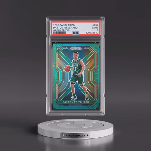 2020 Panini Prizm #257 Payton Pritchard - Green Prizm (PSA 9 MINT)