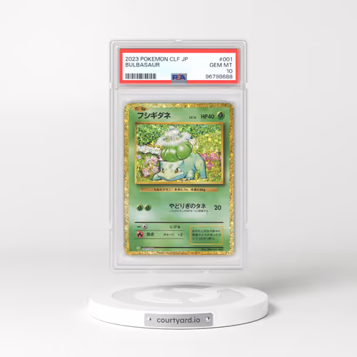 2023 Trading Card Game Classic - CLF, CLL, CLK #001 Bulbasaur - Holo Venusaur & Lugia ex Deck - CLF (PSA 10 GEM MINT)