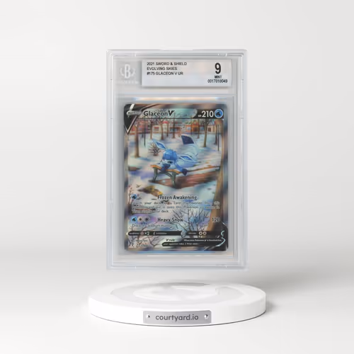 2021 Evolving Skies #175 Glaceon V - Holo (BGS 9 MINT)