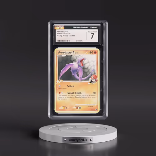2009 Rising Rivals #55/111 Aerodactyl GL (CGC 7 NM)