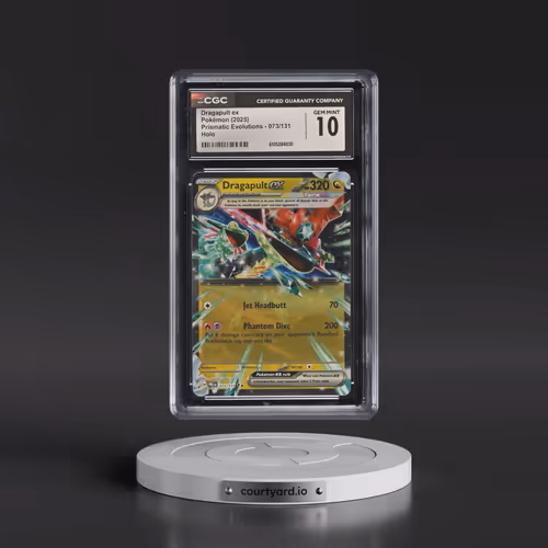 2025 Prismatic Evolutions - PRE EN #073/131 Dragapult ex - Holo (CGC 10 GEM MINT)