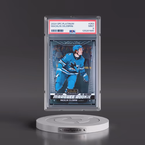 2024 Upper Deck O-Pee-Chee Platinum #263 Macklin Celebrini (PSA 9 MINT)