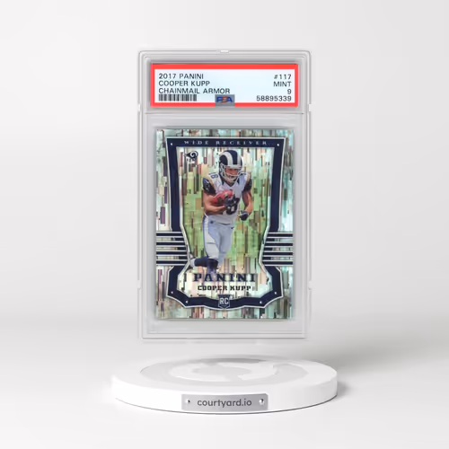 2017 Panini #117 Cooper Kupp - Chainmail Armor (PSA 9 MINT)