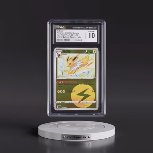 2025 Gem Pack Volume 2 - CBB2C - Simplified #03 01/14 Jolteon - Reverse Holo Energy Symbol (CGC 10 G