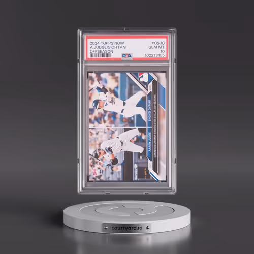 2024 Topps Now Offseason #OSJO Aaron Judge/Shohei Ohtani (PSA 10 GEM MINT)