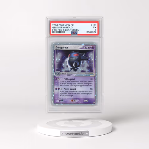 2004 Pokémon EX Fire Red & Leaf Green #108 Gengar EX - Holo Holo (PSA 5 EX)