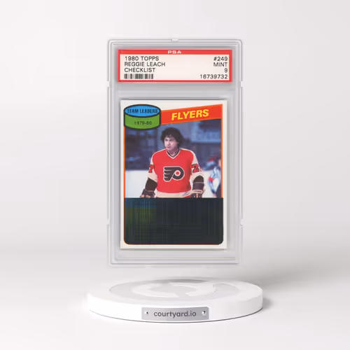 1980 Topps #249 Reggie Leach - Checklist (PSA 9 MINT)