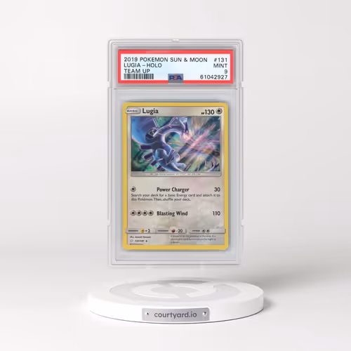 2019 Pokémon Sun & Moon Team Up #131 Lugia - Holo (PSA 9 MINT)