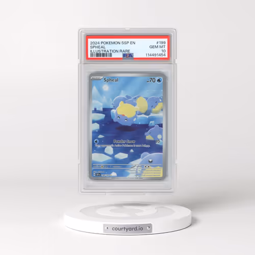 2024 Pokémon Ssp EN-Surging Sparks #199 Spheal - Illustration Rare (PSA 10 GEM MINT)