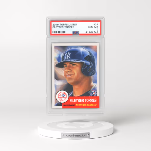 2018 Topps Living #34 Gleyber Torres (PSA 10 GEM MINT)