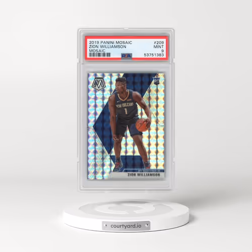 2019 Panini Mosaic #209 Zion Williamson - Mosaic (PSA 9 MINT)