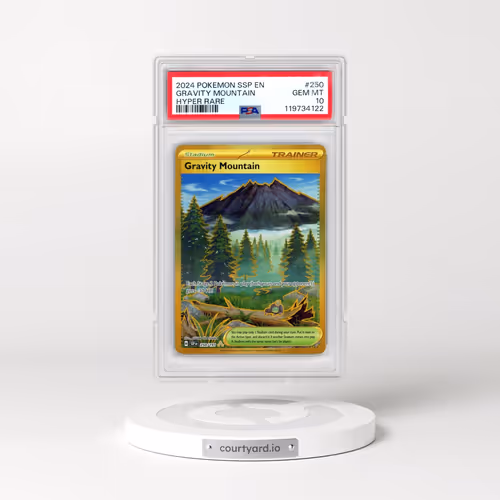 2024 Pokémon Ssp EN-Surging Sparks #250 Gravity Mountain - Hyper Rare (PSA 10 GEM MINT)