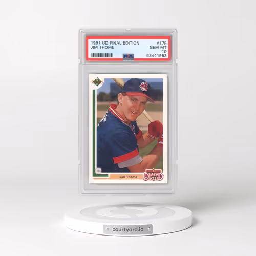 1991 Upper Deck Final Edition #17F Jim Thome (PSA 10 GEM MINT)