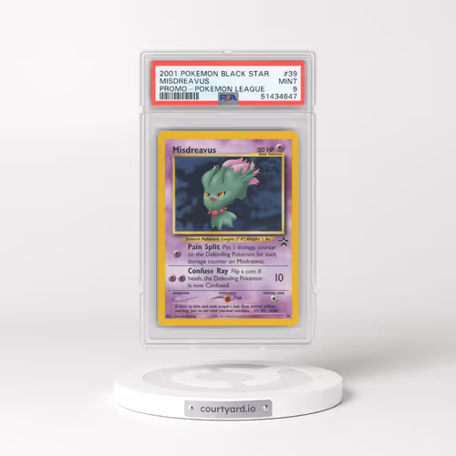 1999 Black Star Promos #39 Misdreavus - Pokémon League (PSA 9 MINT)
