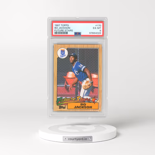 1987 Topps #170 Bo Jackson - Future Stars (PSA 6 EX-MT)