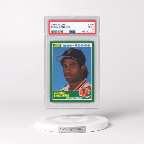 1989 Score #246 Deion Sanders (PSA 9 MINT)