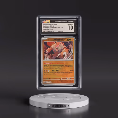 2025 Pokémon Pre EN-Prismatic Evolutions #054 Bloodmoon Ursaluna - Reverse Holo Poke Ball (CGC 10 GE