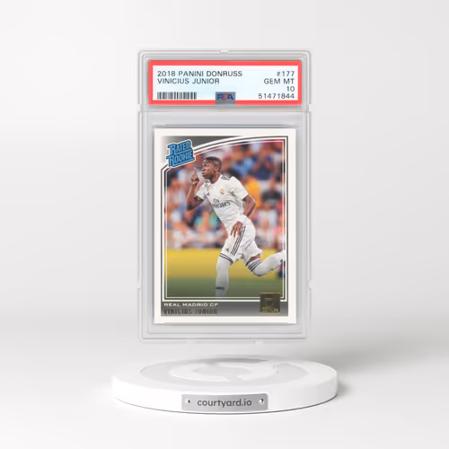 2018 Panini Donruss #177 Vinicius Junior (PSA 10 GEM MINT)