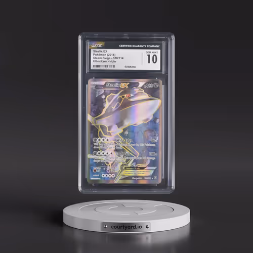 2016 Steam Siege #108/114 Steelix EX - Ultra Rare Holo (CGC 10 GEM MINT)