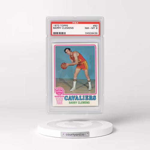 1973 Topps #92 Barry Clemens (PSA 8 NM-MT)