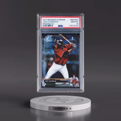 2017 Bowman Chrome Prospects #BCP207 Jazz Chisholm (PSA 10 GEM MINT)