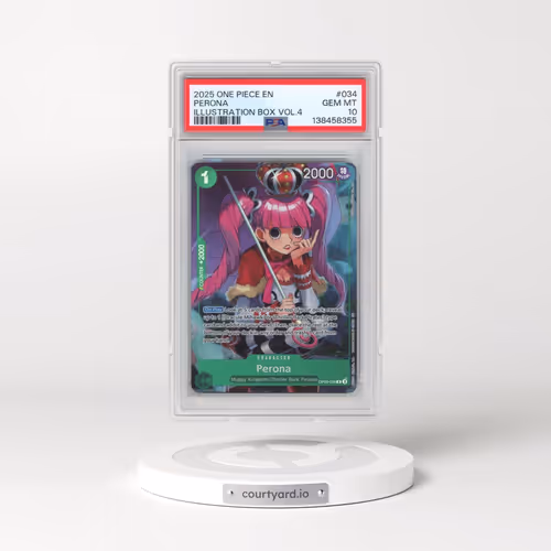 2025 One Piece Promos #034 Perona - Illustration Box Vol.4 (PSA 10 GEM MINT)