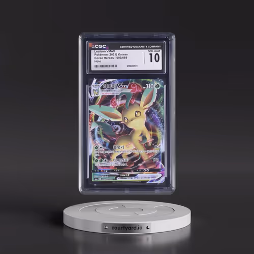 2021 Eevee Heroes #003/069 Leafeon VMAX - Holo (CGC 10 GEM MINT)
