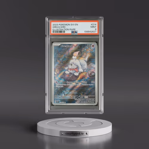 2023 Pokémon Svi EN-Scarlet & Violet #214 Greavard - Illustration Rare (PSA 9 MINT)