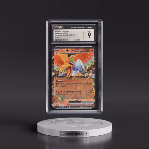2025 Pokémon Dri EN-Destined Rivals #039 Ethan's HO-Oh EX - Holo (CGC 9 MINT)