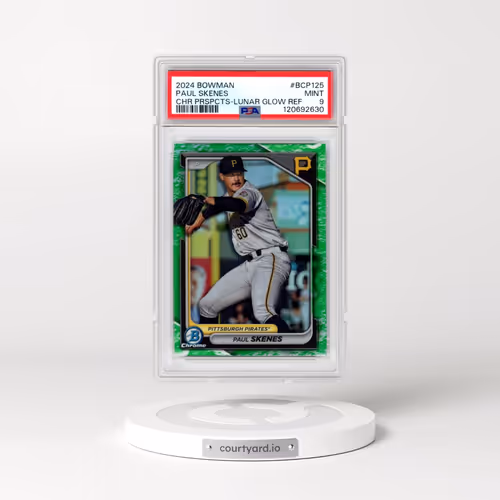 2024 Bowman Chrome Prospects #BCP125 Paul Skenes - Lunar Glow Refractor (PSA 9 MINT)