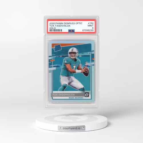 2020 Panini Donruss Optic #152 Tua Tagovailoa - Holo (PSA 9 MINT)