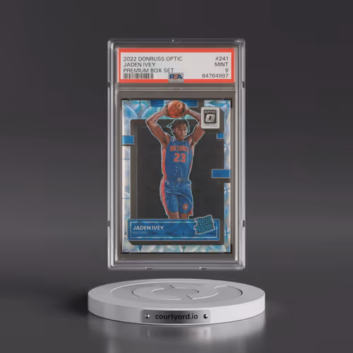2022 Panini Donruss Optic #241 Jaden Ivey - Premium Box Set (PSA 9 MINT)