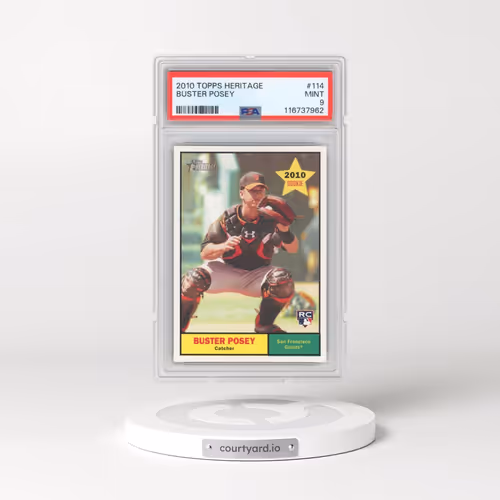 2010 Topps Heritage #114 Buster Posey (PSA 9 MINT)