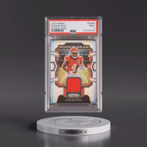 2023 Panini Prizm Rookie Gear #RGRR Rashee Rice (PSA 9 MINT)
