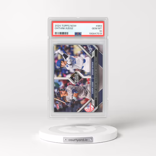 2024 Topps Now #863 Aaron Judge/Shohei Ohtani (PSA 10 GEM MINT)