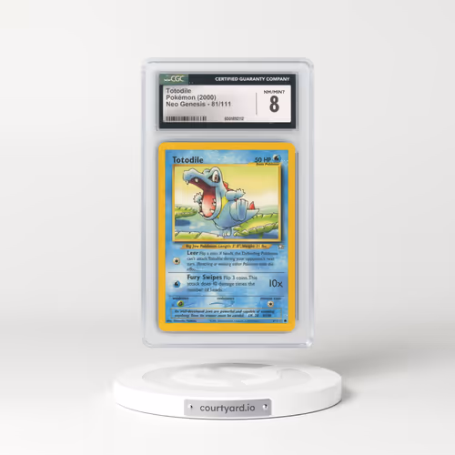 2000 Neo Genesis #81/111 Totodile (CGC 8 NM-MT)