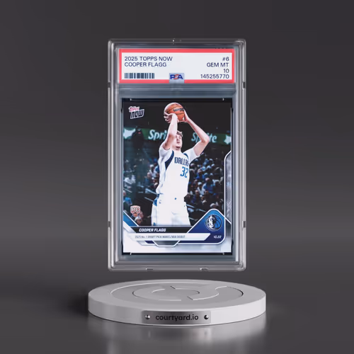 2025 Topps Now #6 Cooper Flagg (PSA 10 GEM MINT)