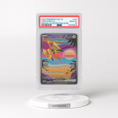 2023 Paradox Rift - PAR EN #247 Tapu Koko ex - Special Illustration Rare (PSA 10 GEM MINT)