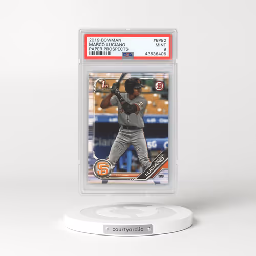 2019 Bowman Paper Prospects #BP82 Marco Luciano (PSA 9 MINT)