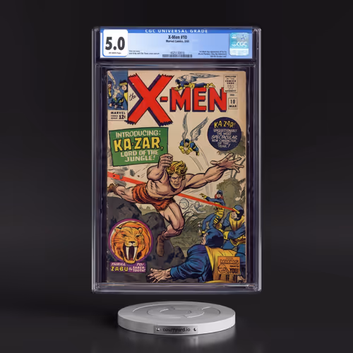 X-Men #10 CGC 5.0 Off-white Pages (Marvel Comics, 3/65)