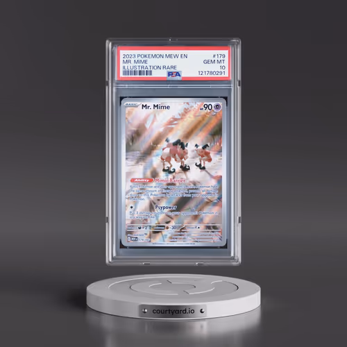 2023 Pokémon Mew EN-151 #179 Mr. Mime - Illustration Rare (PSA 10 GEM MINT)