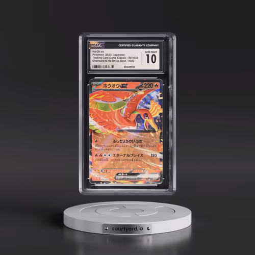 2023 Pokémon Cll-Trading Card Game Classic Charizard & HO-Oh EX Deck #007 HO-Oh EX - Holo (CGC 10 GE