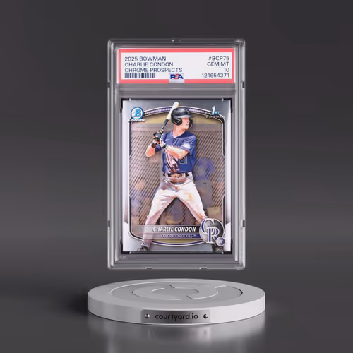 2025 Bowman Chrome Prospects #BCP75 Charlie Condon (PSA 10 GEM MINT)