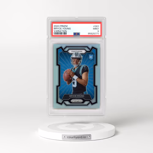 2023 Panini Prizm #301 Bryce Young - Variation (PSA 9 MINT)