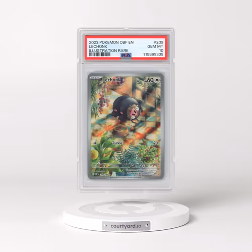 2023 Pokémon Obf EN-Obsidian Flames #209 Lechonk - Illustration Rare (PSA 10 GEM MINT)