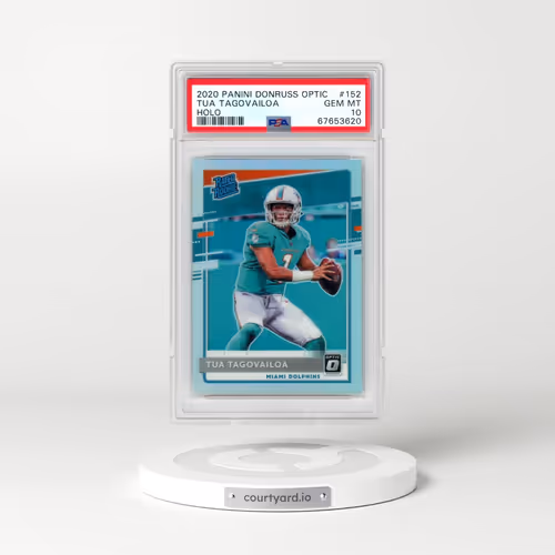 2020 Panini Donruss Optic #152 Tua Tagovailoa - Holo (PSA 10 GEM MINT)