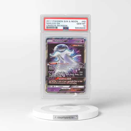 2017 Pokémon Sun & Moon Crimson Invasion #49 Nihilego GX - Holo (PSA 10 GEM MINT)