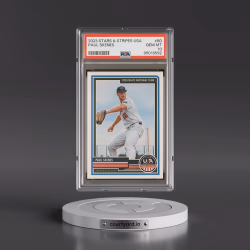 2023 Panini Stars & Stripes USA #80 Paul Skenes (PSA 10 GEM MINT)