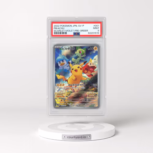 2022 Pokémon SV Promo #001 Pikachu - Scarlet & Violet Pre-Order (PSA 9 MINT)