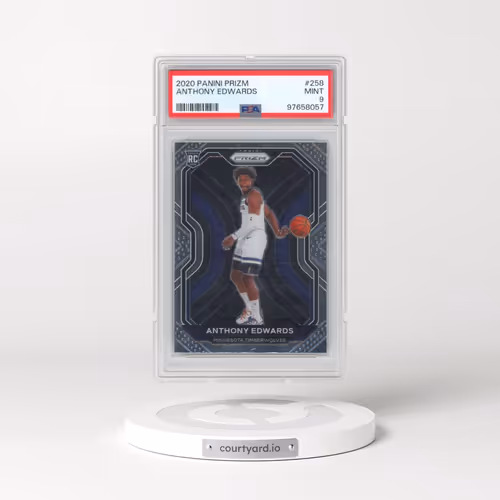 2020 Panini Prizm #258 Anthony Edwards (PSA 9 MINT)